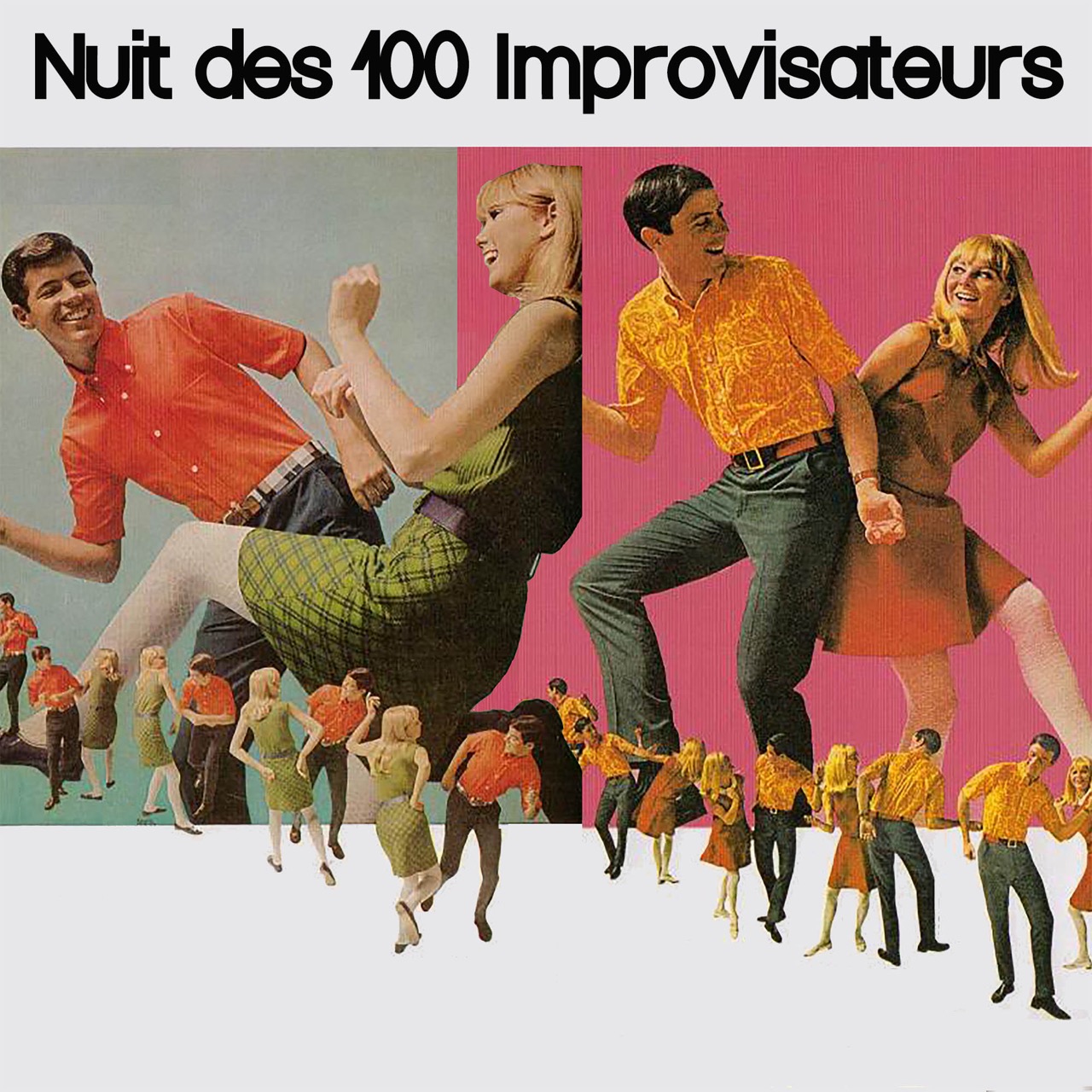 Affiche de la nuit des 100 improvisateurs