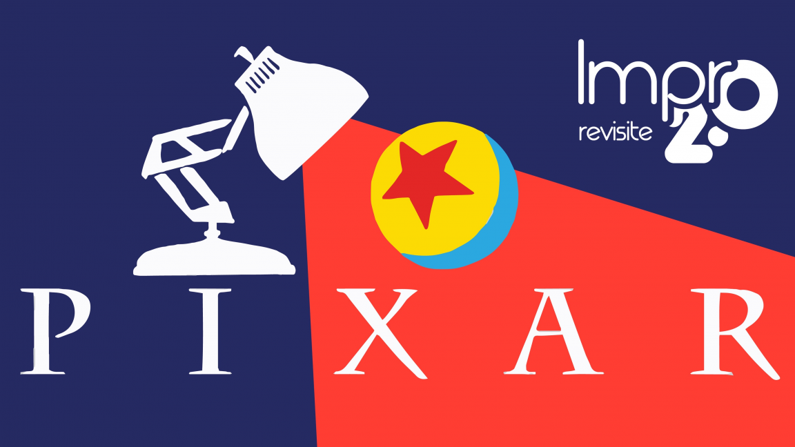 Affiche Impro 2.0 revisite Pixar